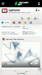Mobile Screenshot of iuphome.deviantart.com