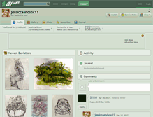 Tablet Screenshot of jessiccaandsox11.deviantart.com