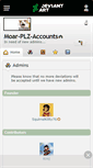Mobile Screenshot of moar-plz-accounts.deviantart.com