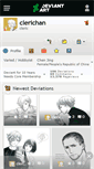 Mobile Screenshot of clerichan.deviantart.com