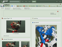 Tablet Screenshot of katharn.deviantart.com