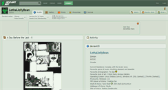 Desktop Screenshot of lethaljellybean.deviantart.com