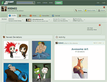 Tablet Screenshot of kitshi02.deviantart.com