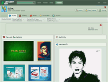 Tablet Screenshot of dzinc.deviantart.com