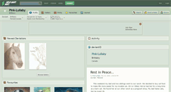 Desktop Screenshot of pink-lullaby.deviantart.com