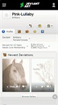 Mobile Screenshot of pink-lullaby.deviantart.com