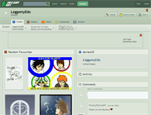 Tablet Screenshot of leggomyedo.deviantart.com