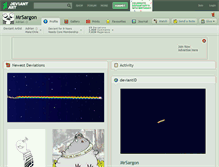 Tablet Screenshot of mrsargon.deviantart.com