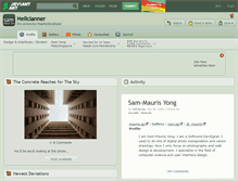 Tablet Screenshot of hellclanner.deviantart.com
