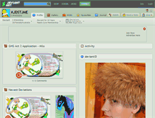 Tablet Screenshot of kjdstjme.deviantart.com