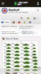 Mobile Screenshot of bluefoxp.deviantart.com