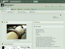 Tablet Screenshot of lahcrymosa11.deviantart.com