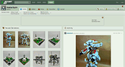 Desktop Screenshot of mana-burn.deviantart.com