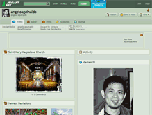 Tablet Screenshot of angeloaguinaldo.deviantart.com