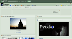 Desktop Screenshot of freesixo.deviantart.com