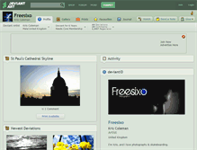 Tablet Screenshot of freesixo.deviantart.com