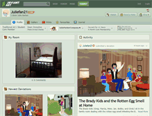 Tablet Screenshot of juliefan21.deviantart.com