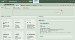 Desktop Screenshot of dracomancer659.deviantart.com
