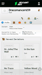 Mobile Screenshot of dracomancer659.deviantart.com