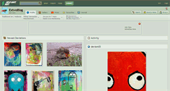Desktop Screenshot of extwoblog.deviantart.com