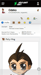Mobile Screenshot of odeko.deviantart.com