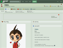 Tablet Screenshot of odeko.deviantart.com