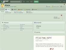 Tablet Screenshot of drianna.deviantart.com