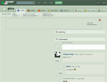 Tablet Screenshot of gibica.deviantart.com