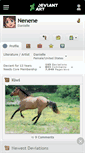 Mobile Screenshot of nenene.deviantart.com