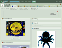 Tablet Screenshot of koldmilk.deviantart.com