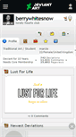 Mobile Screenshot of berrywhitesnow.deviantart.com