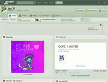 Tablet Screenshot of jazz33.deviantart.com