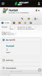 Mobile Screenshot of huntail.deviantart.com