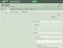 Tablet Screenshot of huntail.deviantart.com