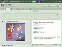 Tablet Screenshot of lynnwood.deviantart.com
