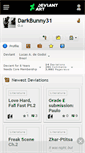 Mobile Screenshot of darkbunny31.deviantart.com
