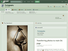 Tablet Screenshot of foxtography.deviantart.com