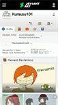 Mobile Screenshot of kurausu101.deviantart.com
