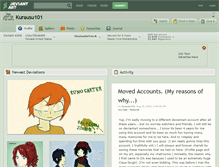 Tablet Screenshot of kurausu101.deviantart.com