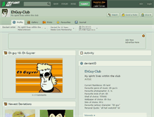 Tablet Screenshot of ehguy-club.deviantart.com