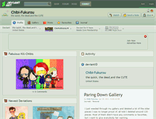 Tablet Screenshot of chibi-fukurou.deviantart.com