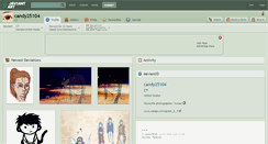 Desktop Screenshot of candy25104.deviantart.com