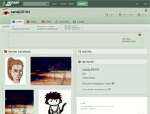 Tablet Screenshot of candy25104.deviantart.com