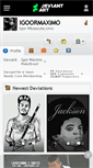 Mobile Screenshot of igoormaximo.deviantart.com