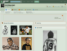 Tablet Screenshot of igoormaximo.deviantart.com