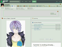 Tablet Screenshot of ameaxx.deviantart.com