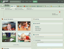 Tablet Screenshot of docbox.deviantart.com