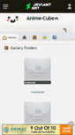 Mobile Screenshot of anime-cube.deviantart.com