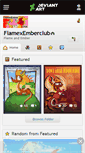 Mobile Screenshot of flamexemberclub.deviantart.com