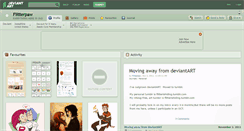 Desktop Screenshot of flitterpaw.deviantart.com